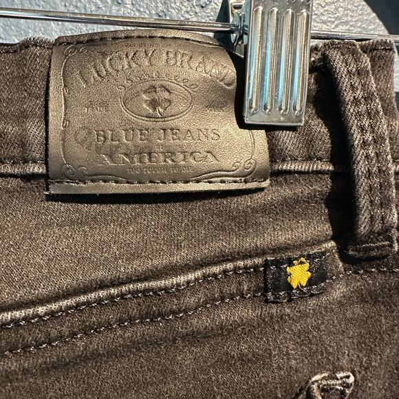 Lucky Brand Size 6 A Black Denim Brooke Legging Jean Timeless Capsule Wardrobe - Picture 9 of 9